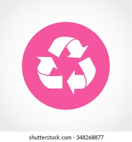 Recycle Icon Isolated on White Background