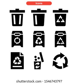 recycle icon isolated sign symbol vector illustration - Collection of high quality black style vector icons
