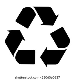 Recycle icon isolated, sustainability concept