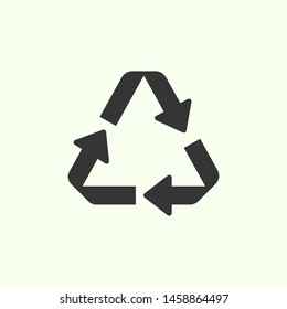 Recycle icon. New trendy recycle vector icon for app, logo, web, ui