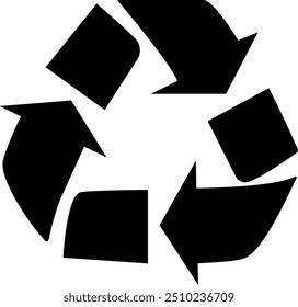 Recycle icon. Product signs and symbols.
