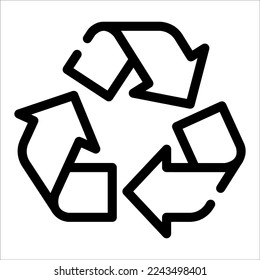 Recycle Icon, Recycling Logo, Ecology Symbol.