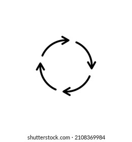 Recycle icon. Recycling sign and symbol.