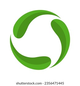 Recycle icon. Recycle recycling symbol. Vector illustration. Isolated on white background.
