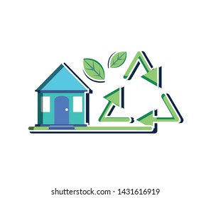 Recycle icon represented by arrows