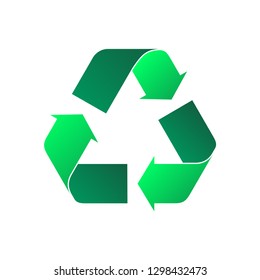 recycle icon, reuse symbol vector Isolated On White Background