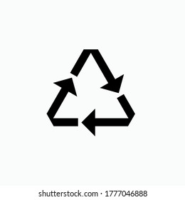Icono de reciclaje. Reutilizar símbolo - vector.