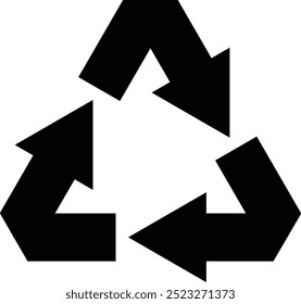 Recycle icon, rotate recycle icon