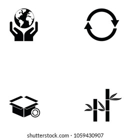recycle icon set