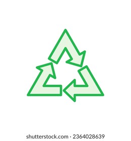 Recycle icon set. Recycling vector icon.