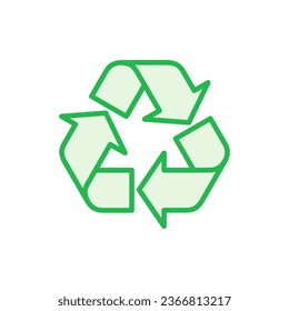Recycle icon set. Recycling vector icon.