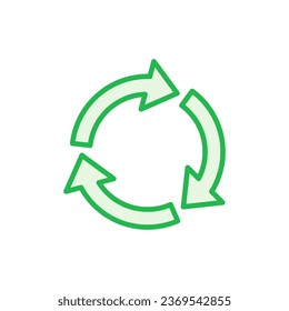 Recycle icon set. Recycling vector icon.