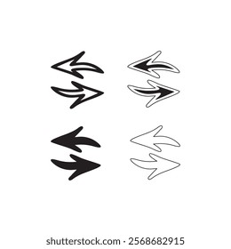 Recycle icon set. Recycle symbol icon vector. set of recycling icons. recycle logo symbol illustration