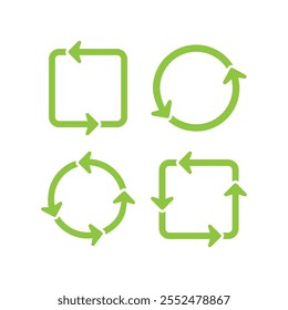 Symbolsatz-Vektordesign wiederverwenden.