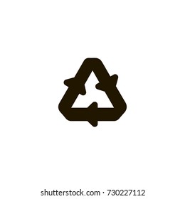 recycle icon. sign design