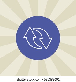 recycle icon. sign design. background