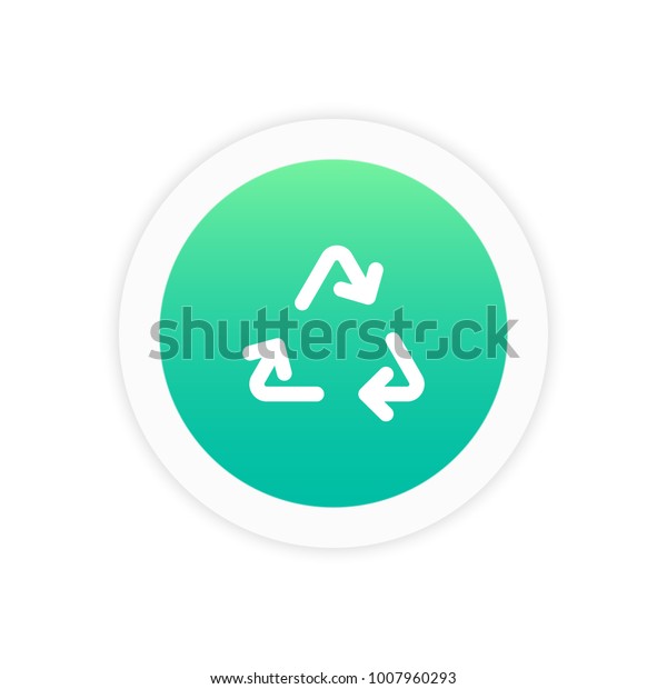Recycle icon
sign symbol vector illustration 
icon.