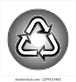 Recycle Icon, Recycle Sign Vector Art Illustration
