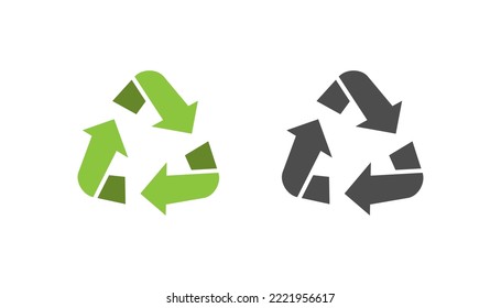 Recycle icon sign vector design