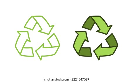 Vektordesign des Symbolzeichens wiederverwenden
