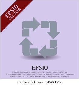 Icono o símbolo de reciclaje
