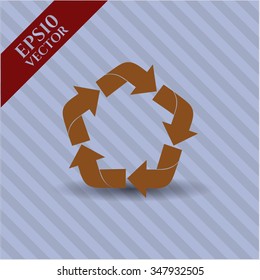 Icono o símbolo de reciclaje