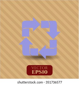 Icono o símbolo de reciclaje