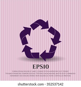 Recycle icon or symbol