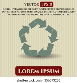 Recycle icon or symbol