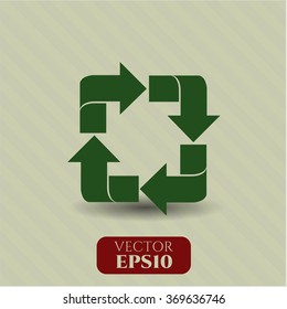 Recycle icon or symbol