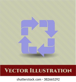Icono o símbolo de reciclaje