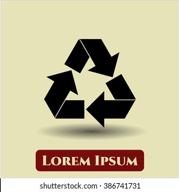 Recycle icon or symbol