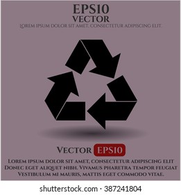 Recycle icon or symbol