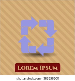 Recycle icon or symbol