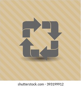 Recycle icon or symbol