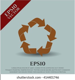 Recycle icon or symbol