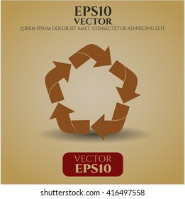 Recycle icon or symbol