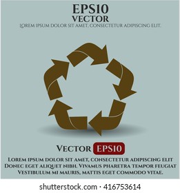 Recycle icon or symbol