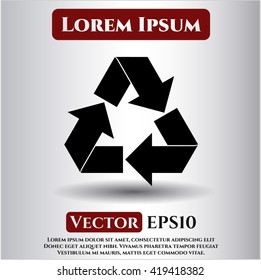 Recycle icon or symbol