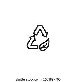 recycle icon. symbol of ecology