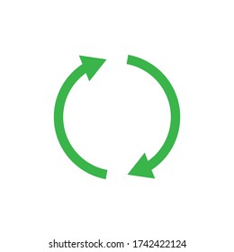 Recycle icon symbol simple design