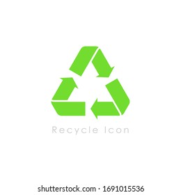 Recycle icon symbol vector design