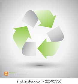 recycle  icon symbol vector design