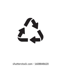 Recycle icon symbol vector illustration