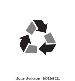 Recycle icon symbol vector illustration