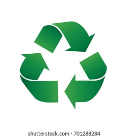 recycle icon symbol vector illustration