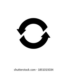 Symbol-Vektorgrafik auf weißem Hintergrund wiederverwenden