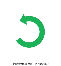Recycle icon template color editable. Recycle symbol vector sign isolated on white background.
