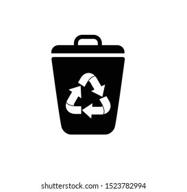 Recycle icon ,trash icon vector illustration