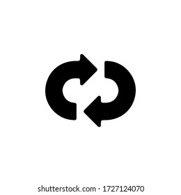Icono De Reciclaje En El Vector De Diseño De Moda Eps 10